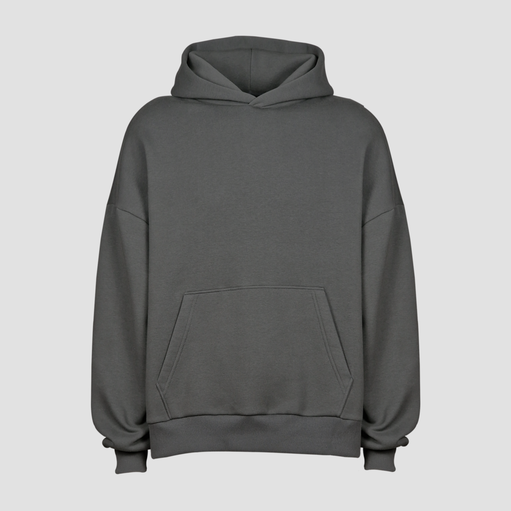 BLUZA BOXY GRAFITOWA