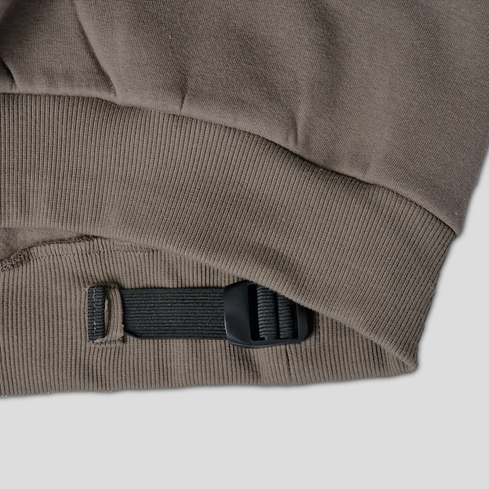 BLUZA BOXY BRĄZOWA - obrazek 7