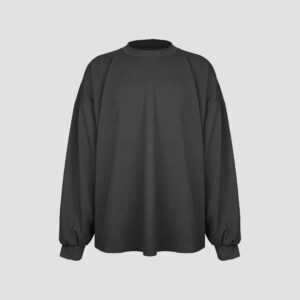 LONGSLEEVE OVERSIZE GRAFITOWY