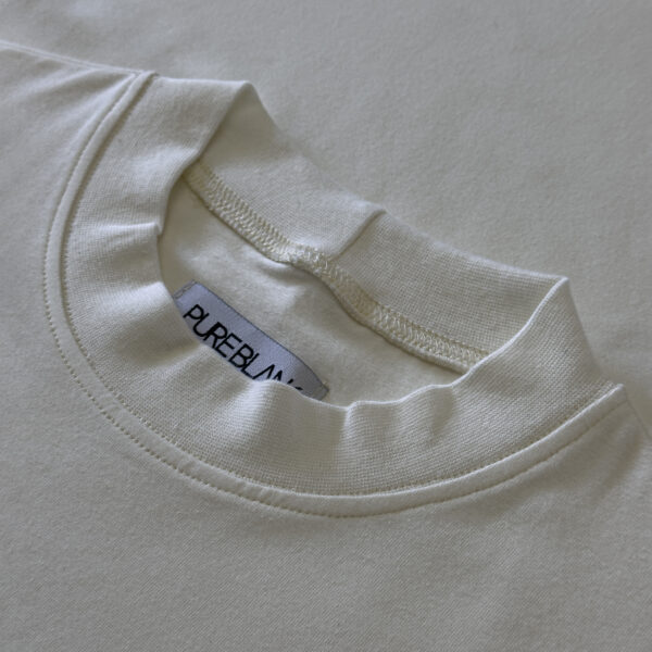 T-SHIRT BOXY ECRU - obrazek 6