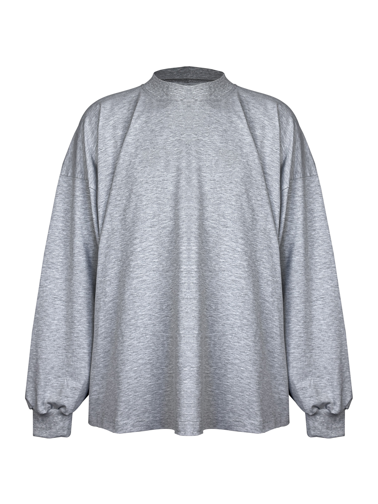 oversize longsleeve szary