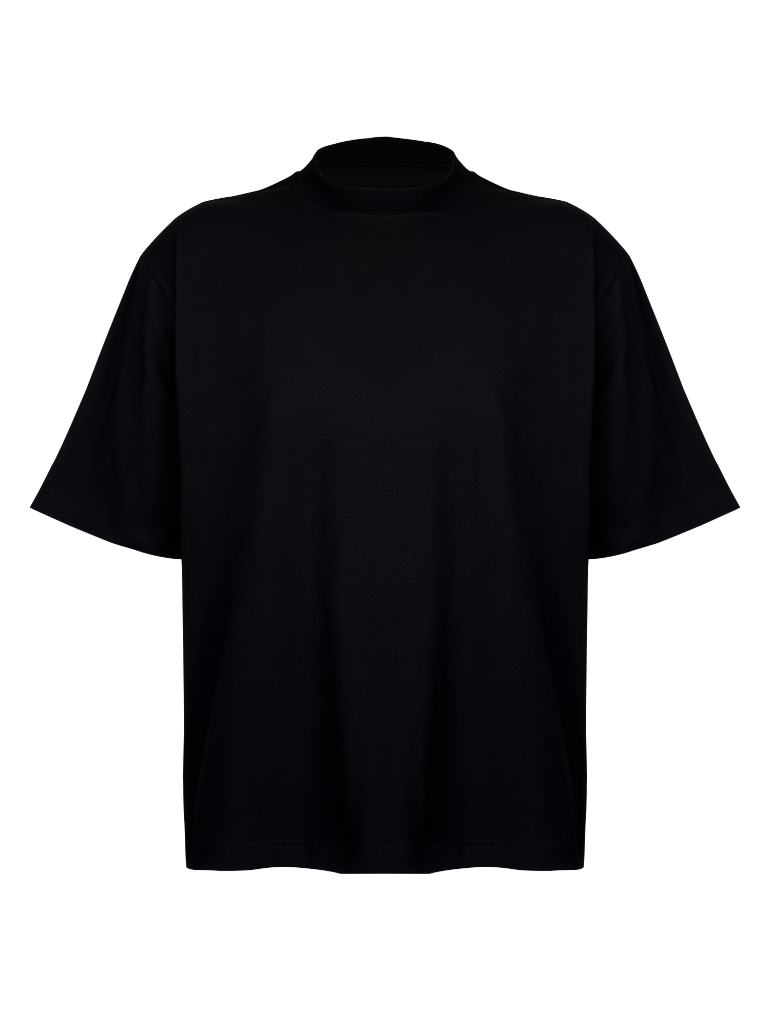 koszulki boxy czarny t-shirt