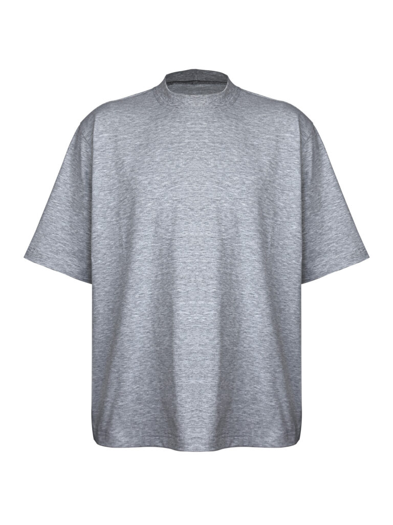 koszulki boxy szary t-shirt