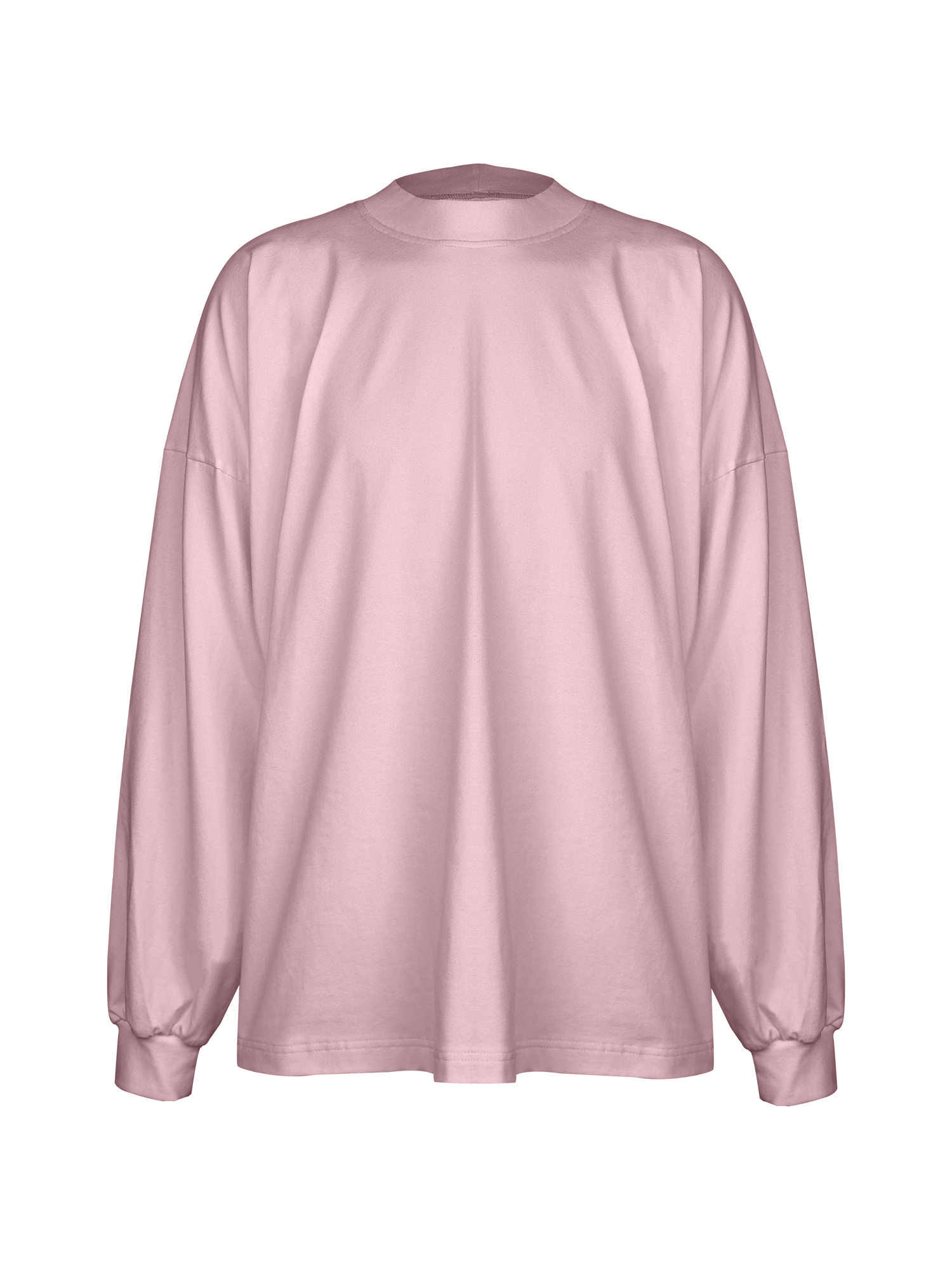 oversize longsleeve różowy