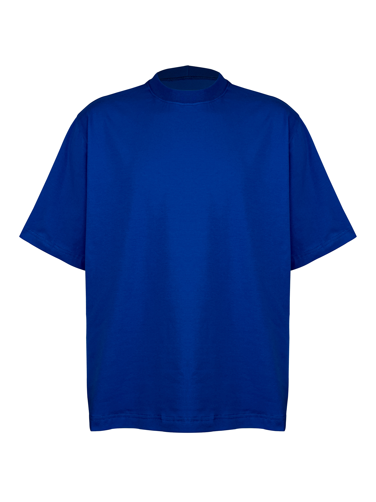 koszulki boxy niebieski t-shirt