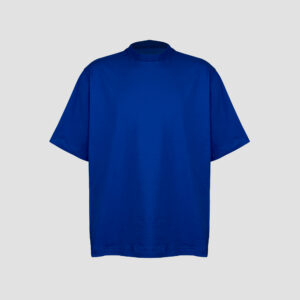 T-SHIRT BOXY NIEBIESKI