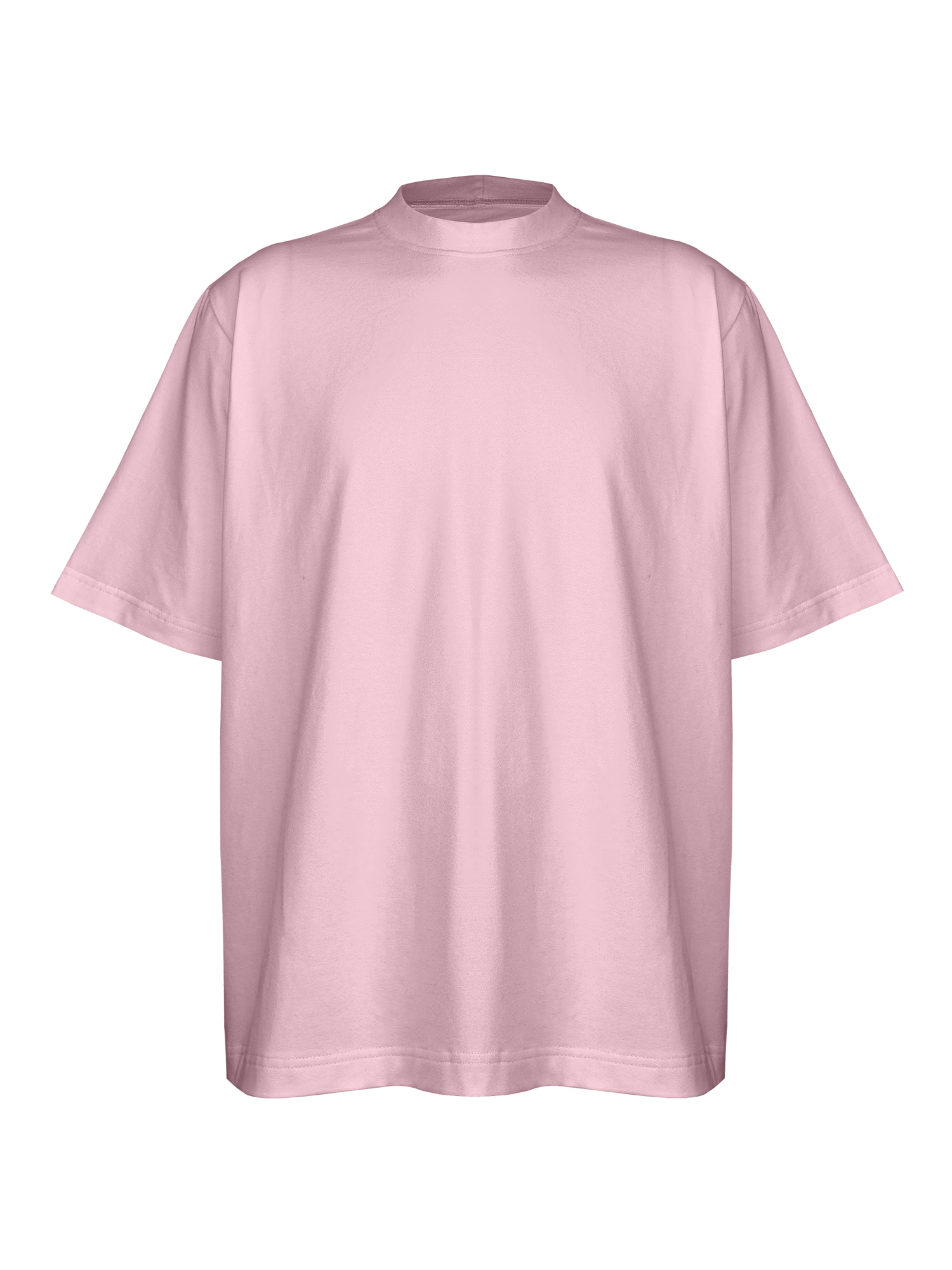 koszulki boxy różowy t-shirt