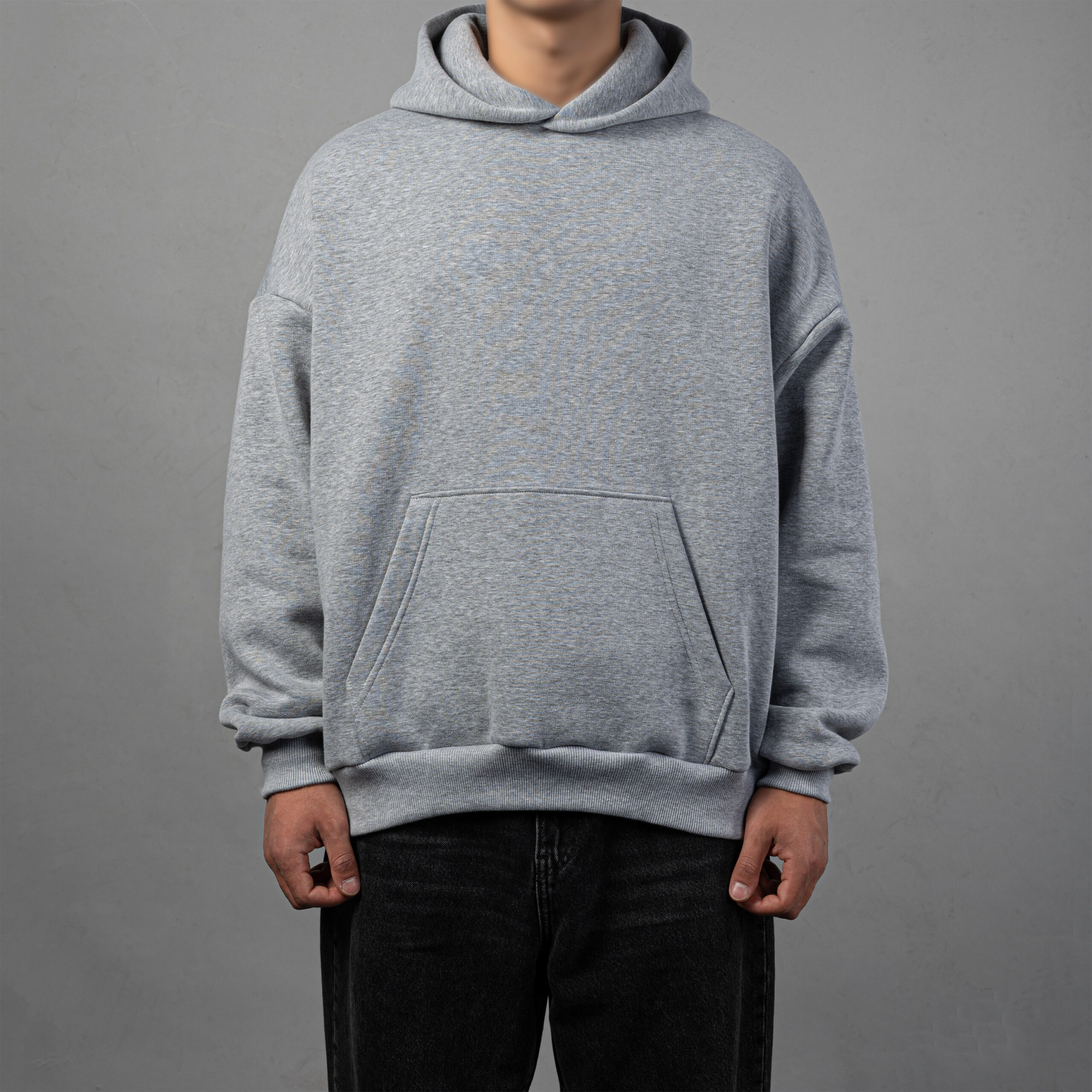 BLUZA BOXY SZARA - obrazek 2