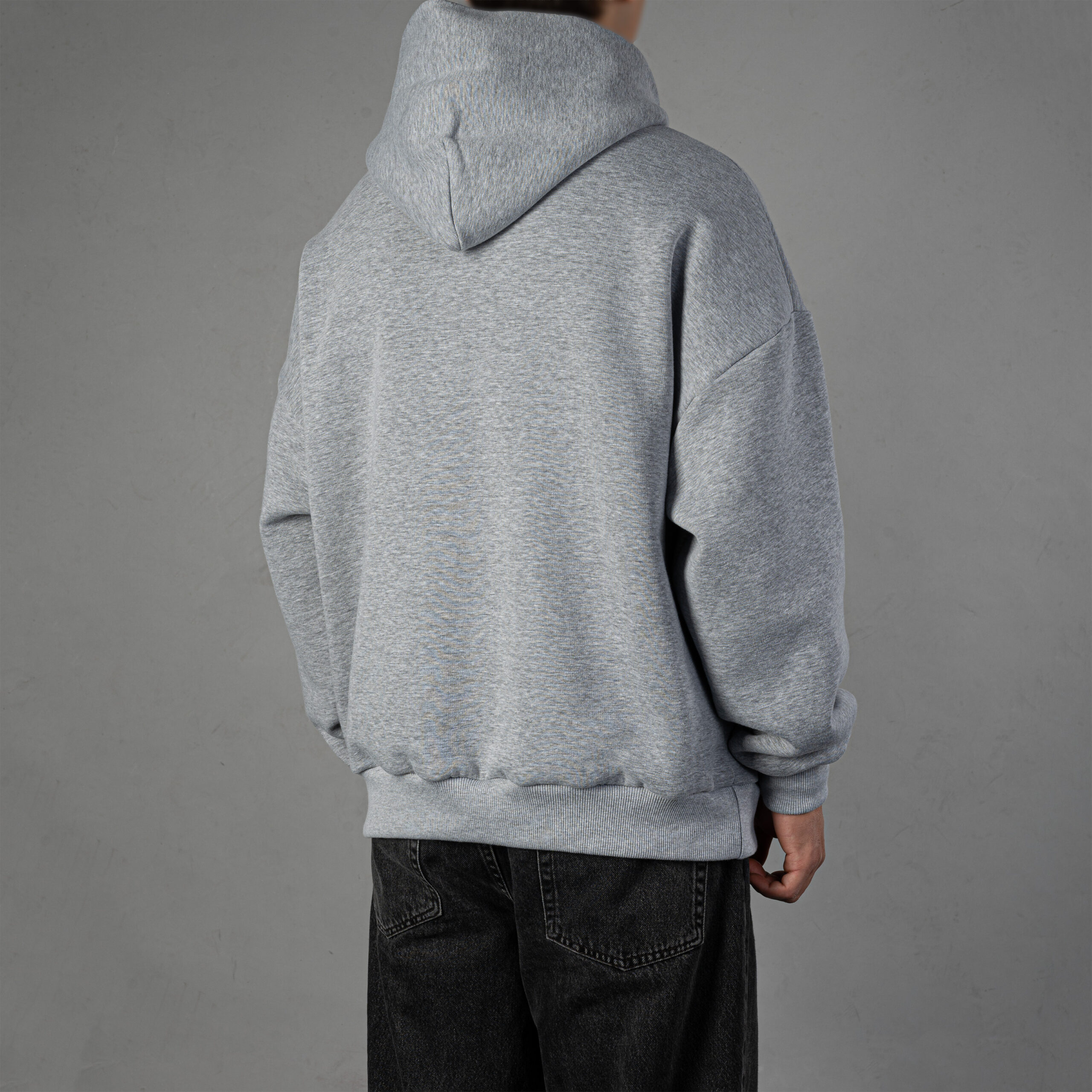BLUZA BOXY SZARA - obrazek 4